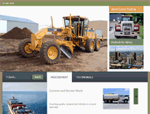 Tablet Screenshot of lancotrading.com
